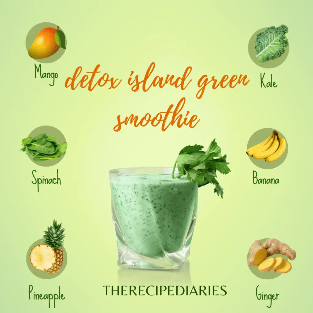 What is in a Detox Island Green Smoothie