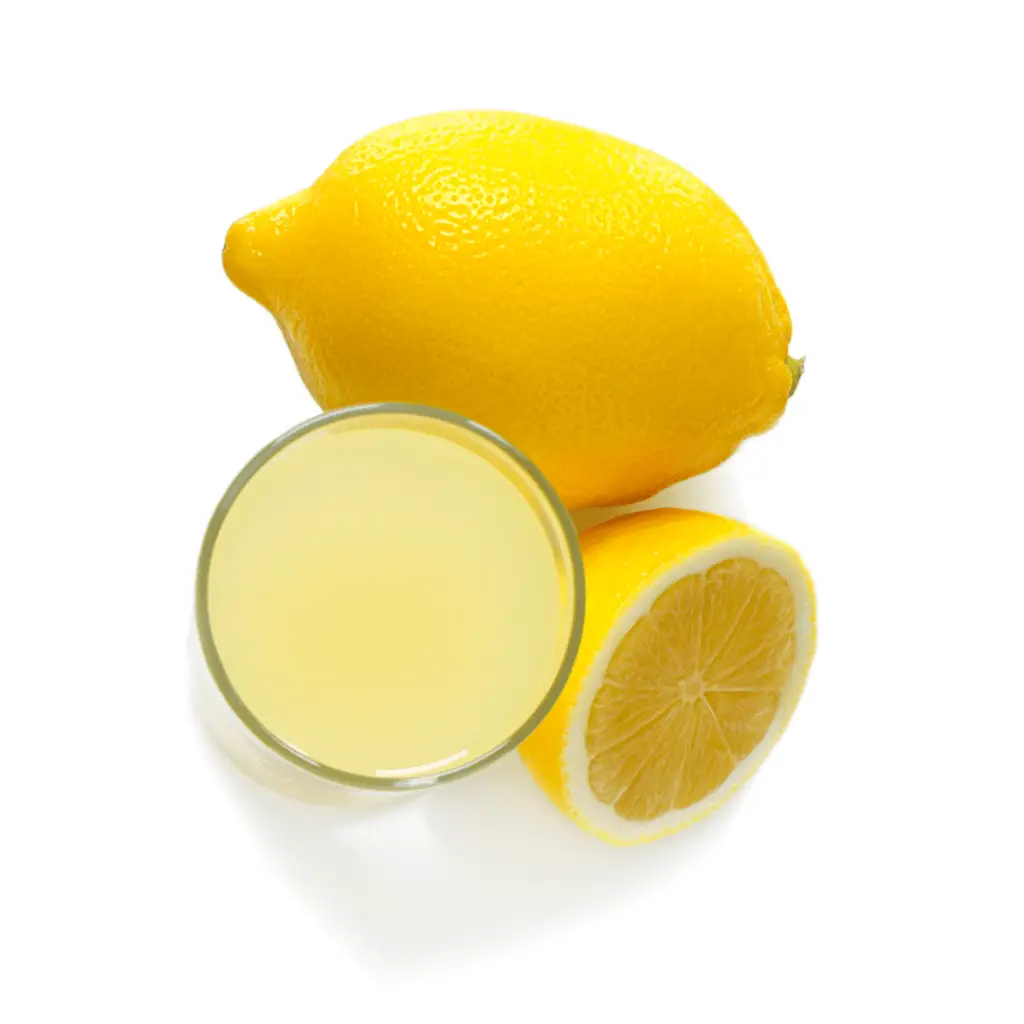 Orange juice and lemon juice