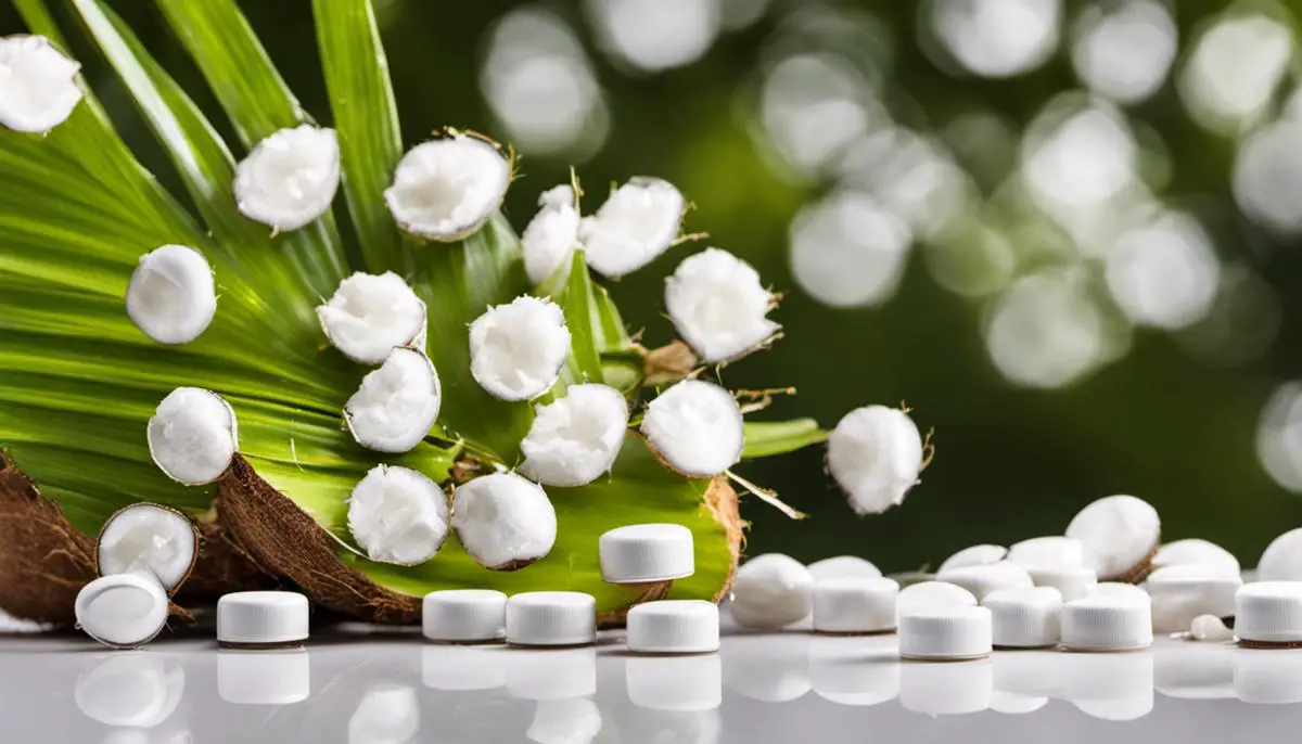 Image depicting potential side effects of coconut oil capsules